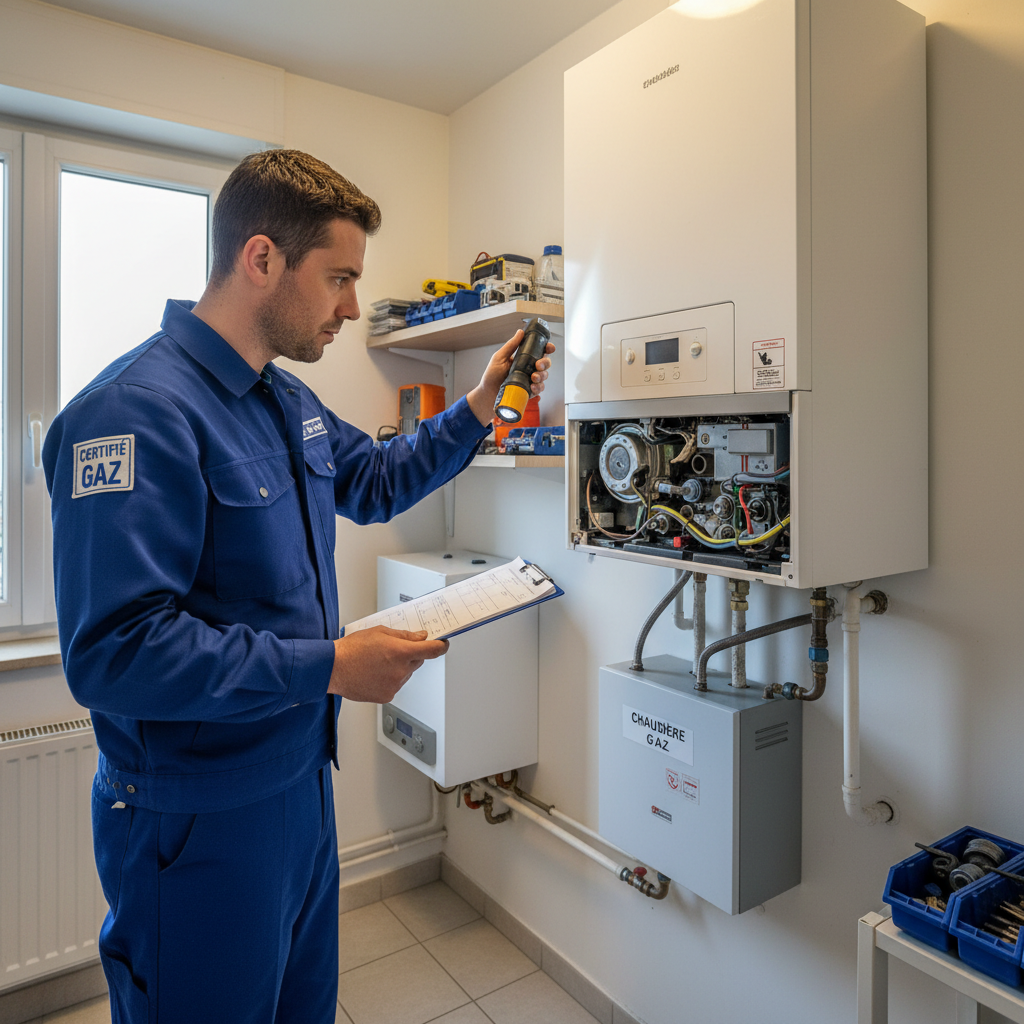 diagnostic gaz inspection chaudiere