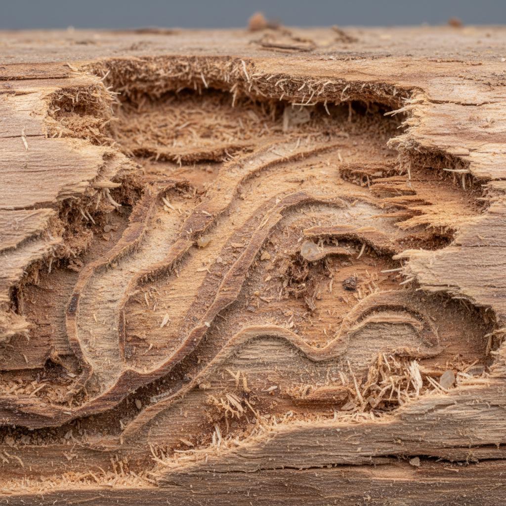 diagnostic termites degats bois